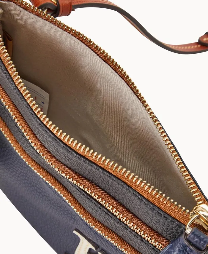 Dooney and Bourke MLB Royals Triple Zip Crossbody Royals WomenMen Crossbodies Dooney and Bourke MLB Royals Triple Zip Crossbody Royals WomenMen Crossbodies
