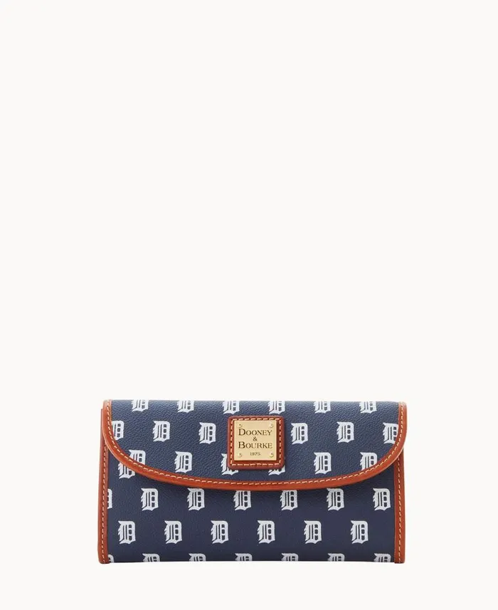 Dooney and Bourke MLB Tigers Continental Clutch Tigers WomenMen Wallets