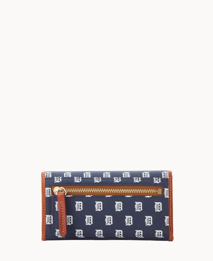 Dooney and Bourke MLB Tigers Continental Clutch Tigers WomenMen Wallets
