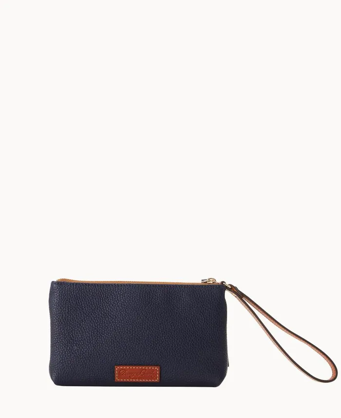 Dooney and Bourke MLB Tigers Double Zip Wristlet Tigers WomenMen Wallets