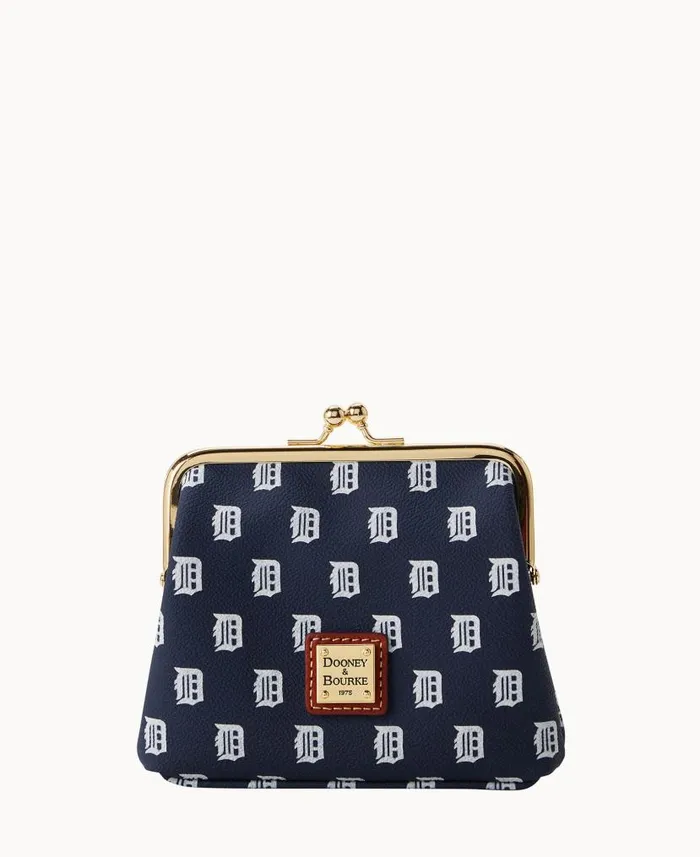 Dooney and Bourke MLB Tigers Large Framed Purse Tigers WomenMen Wallets