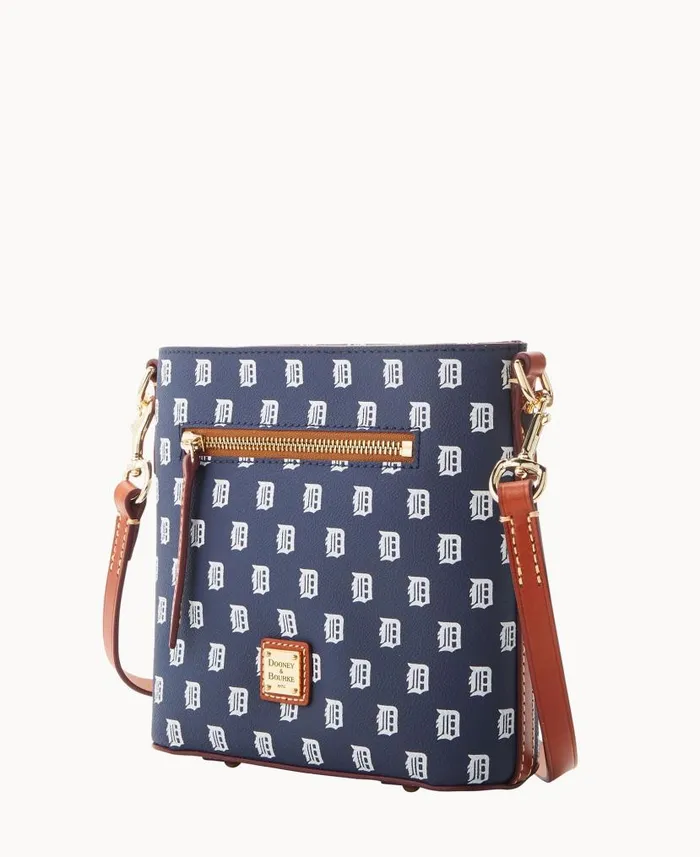 Dooney and Bourke MLB Tigers Small Zip Crossbody Tigers WomenMen Crossbodies Dooney and Bourke MLB Tigers Small Zip Crossbody Tigers WomenMen Crossbodies
