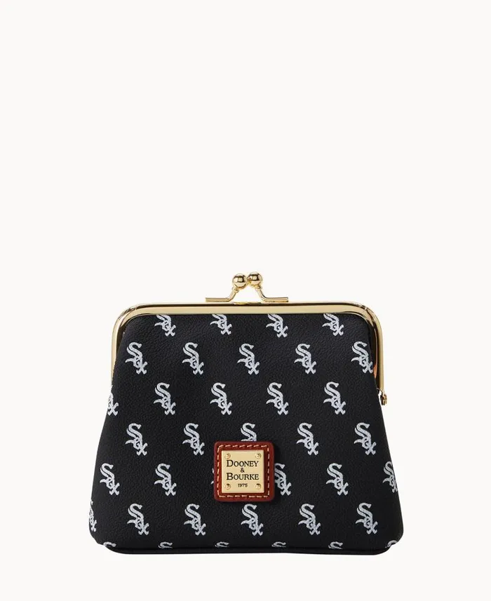 Dooney and Bourke MLB White Sox Large Framed Purse White Sox WomenMen Wallets