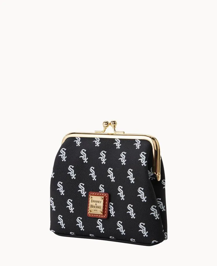 Dooney and Bourke MLB White Sox Large Framed Purse White Sox WomenMen Wallets Dooney and Bourke MLB White Sox Large Framed Purse White Sox WomenMen Wallets