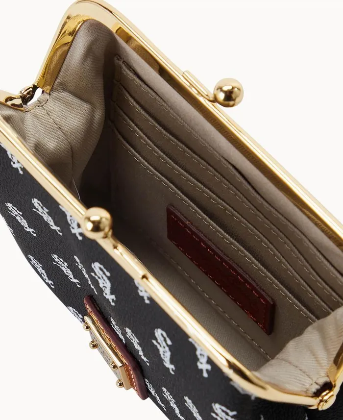 Dooney and Bourke MLB White Sox Large Framed Purse White Sox WomenMen Wallets Dooney and Bourke MLB White Sox Large Framed Purse White Sox WomenMen Wallets