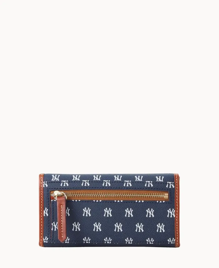 Dooney and Bourke MLB Yankees Continental Clutch Yankees WomenMen Wallets