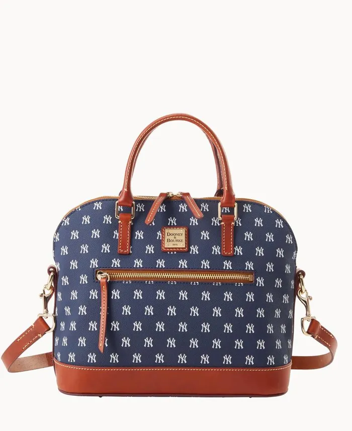 Dooney and Bourke MLB Yankees Domed Zip Satchel Yankees WomenMen Satchels