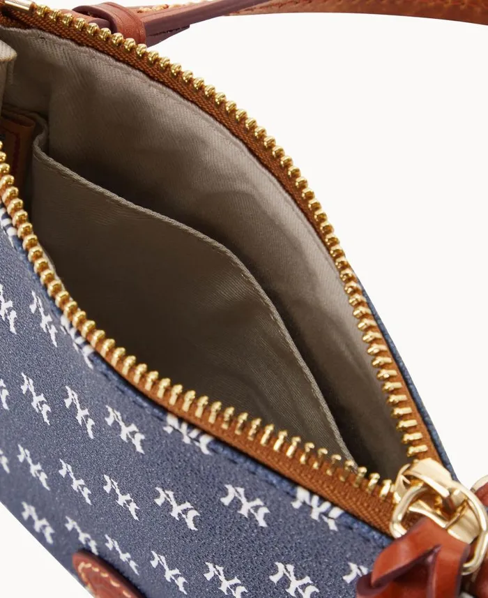 Dooney and Bourke MLB Yankees Small North South Top Zip Crossbody Yankees WomenMen Crossbodies Dooney and Bourke MLB Yankees Small North South Top Zip Crossbody Yankees WomenMen Crossbodies