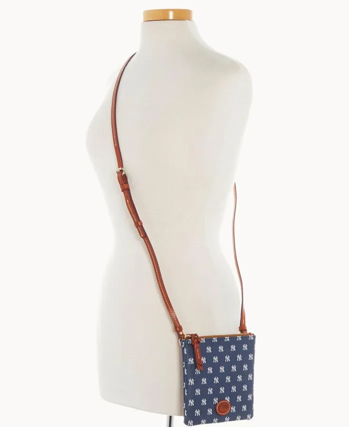 Dooney and Bourke MLB Yankees Small North South Top Zip Crossbody Yankees WomenMen Crossbodies Dooney and Bourke MLB Yankees Small North South Top Zip Crossbody Yankees WomenMen Crossbodies