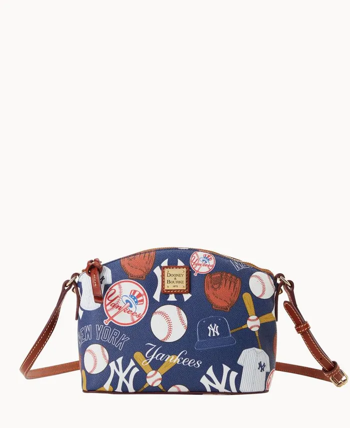 Dooney and Bourke MLB Yankees Suki Crossbody Yankees WomenMen Crossbodies
