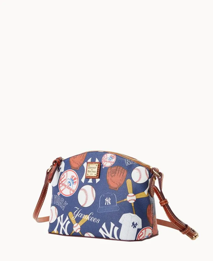 Dooney and Bourke MLB Yankees Suki Crossbody Yankees WomenMen Crossbodies