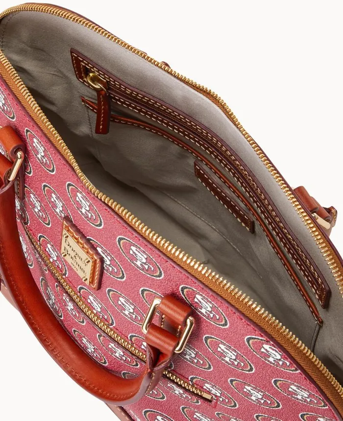 Dooney and Bourke NFL 49Ers Domed Zip Satchel 49ers WomenMen Satchels