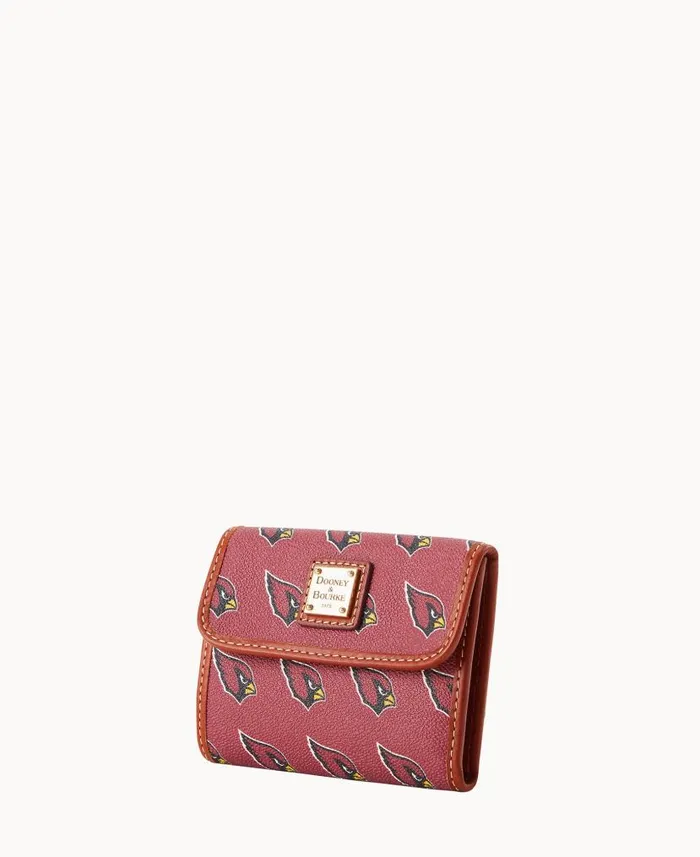 Dooney and Bourke NFL AZ Cardinals Flap Credit Card Wallet Cardinals WomenMen Wallets Dooney and Bourke NFL AZ Cardinals Flap Credit Card Wallet Cardinals WomenMen Wallets