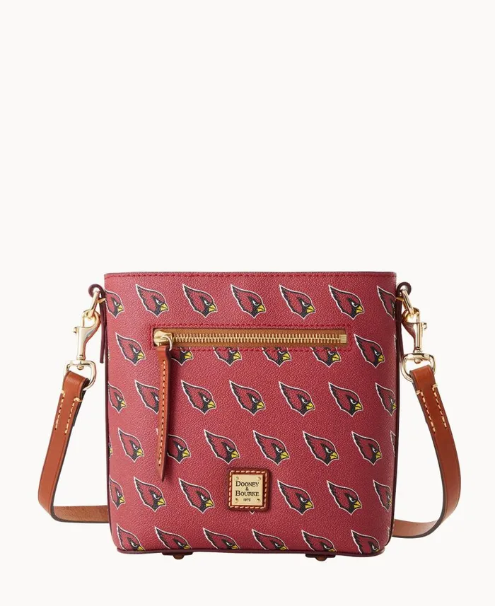 Dooney and Bourke NFL AZ Cardinals Small Zip Crossbody Cardinals WomenMen Crossbodies Dooney and Bourke NFL AZ Cardinals Small Zip Crossbody Cardinals WomenMen Crossbodies
