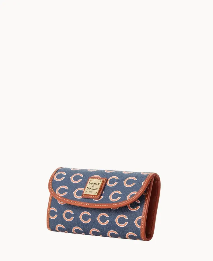 Dooney and Bourke NFL Bears Continental Clutch Bears WomenMen Wallets