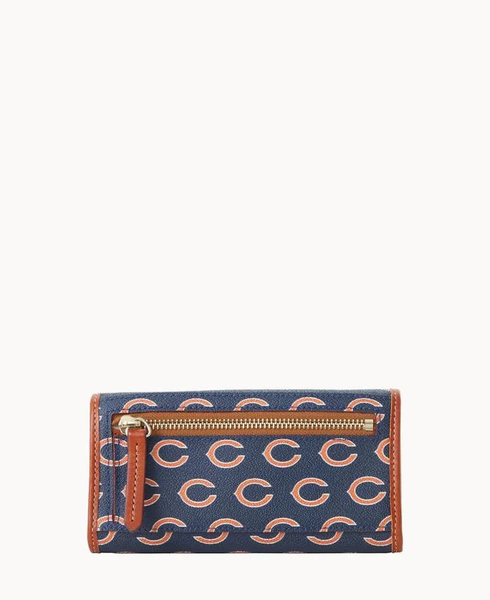 Dooney and Bourke NFL Bears Continental Clutch Bears WomenMen Wallets