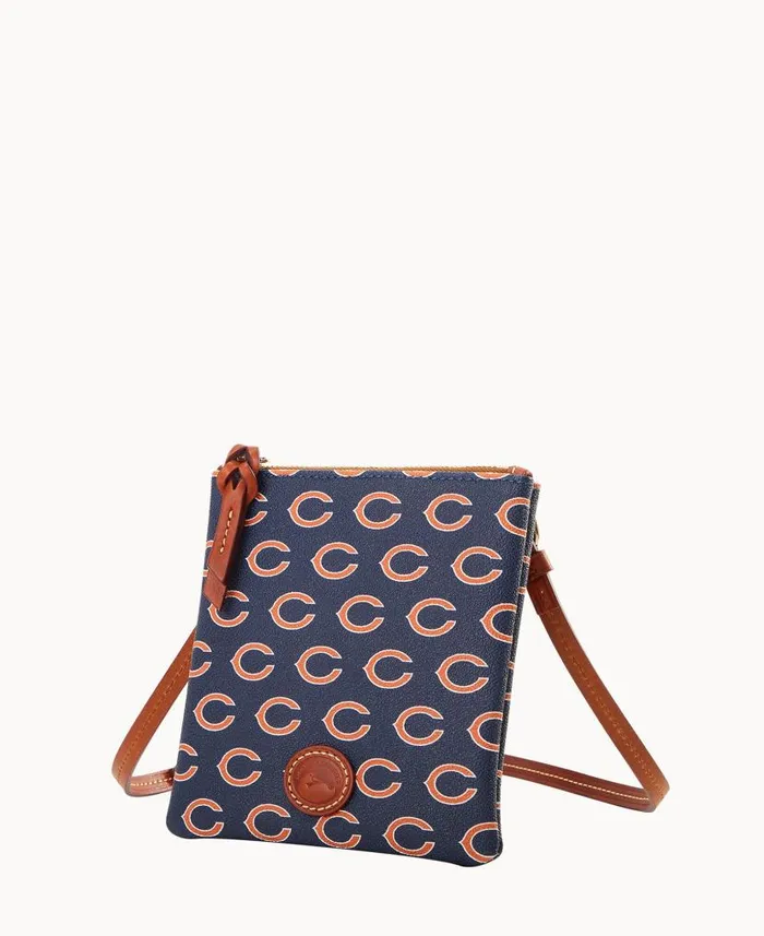 Dooney and Bourke NFL Bears Small North South Top Zip Crossbody Bears WomenMen Crossbodies Dooney and Bourke NFL Bears Small North South Top Zip Crossbody Bears WomenMen Crossbodies