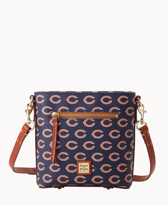Dooney and Bourke NFL Bears Small Zip Crossbody Bears WomenMen Crossbodies