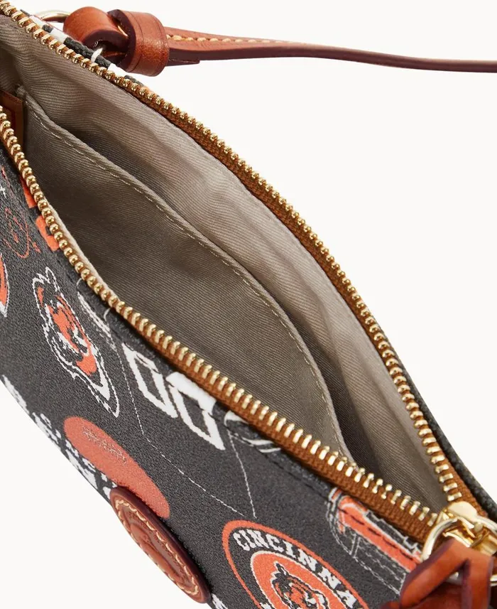 Dooney and Bourke NFL Bengals Top Zip Crossbody Bengals WomenMen Crossbodies Dooney and Bourke NFL Bengals Top Zip Crossbody Bengals WomenMen Crossbodies