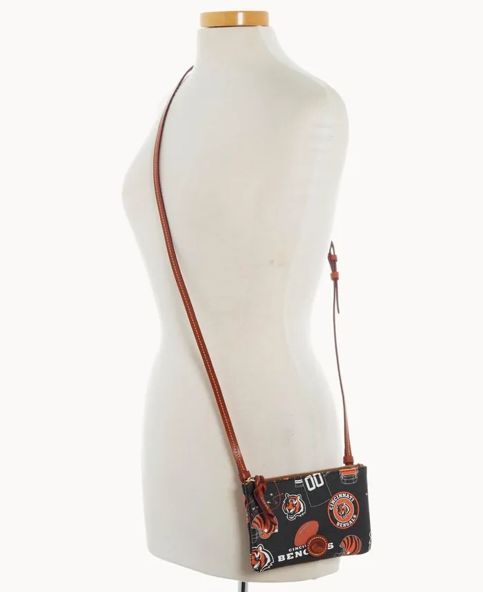 Dooney and Bourke NFL Bengals Top Zip Crossbody Bengals WomenMen Crossbodies Dooney and Bourke NFL Bengals Top Zip Crossbody Bengals WomenMen Crossbodies