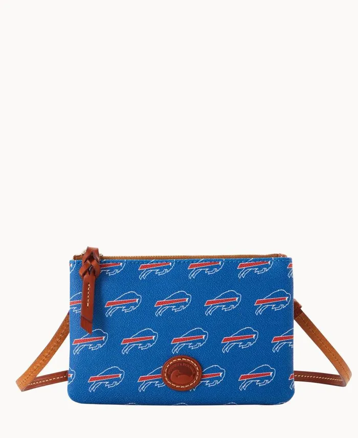 Dooney and Bourke NFL Bills Top Zip Crossbody Bills WomenMen Crossbodies