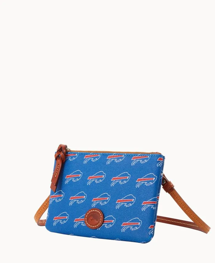Dooney and Bourke NFL Bills Top Zip Crossbody Bills WomenMen Crossbodies
