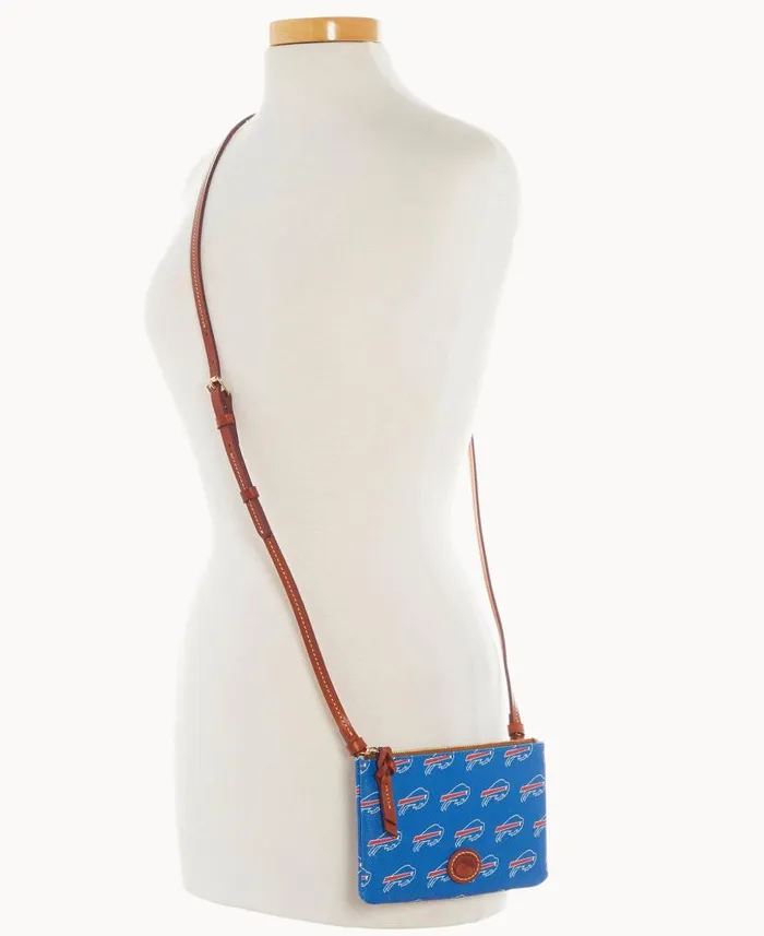 Dooney and Bourke NFL Bills Top Zip Crossbody Bills WomenMen Crossbodies