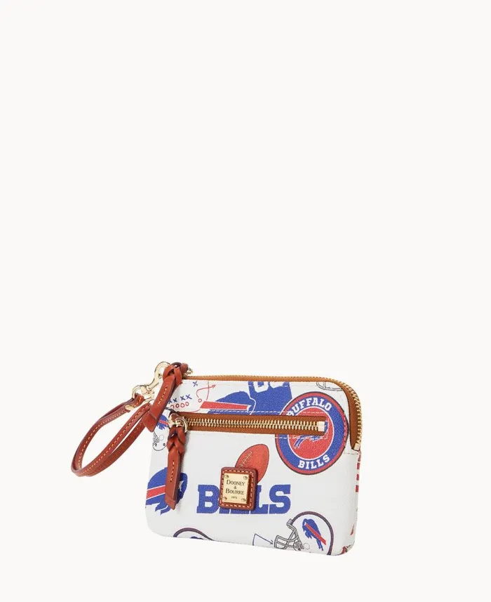 Dooney and Bourke NFL Bills Zip Around Wristlet Bills WomenMen Wallets