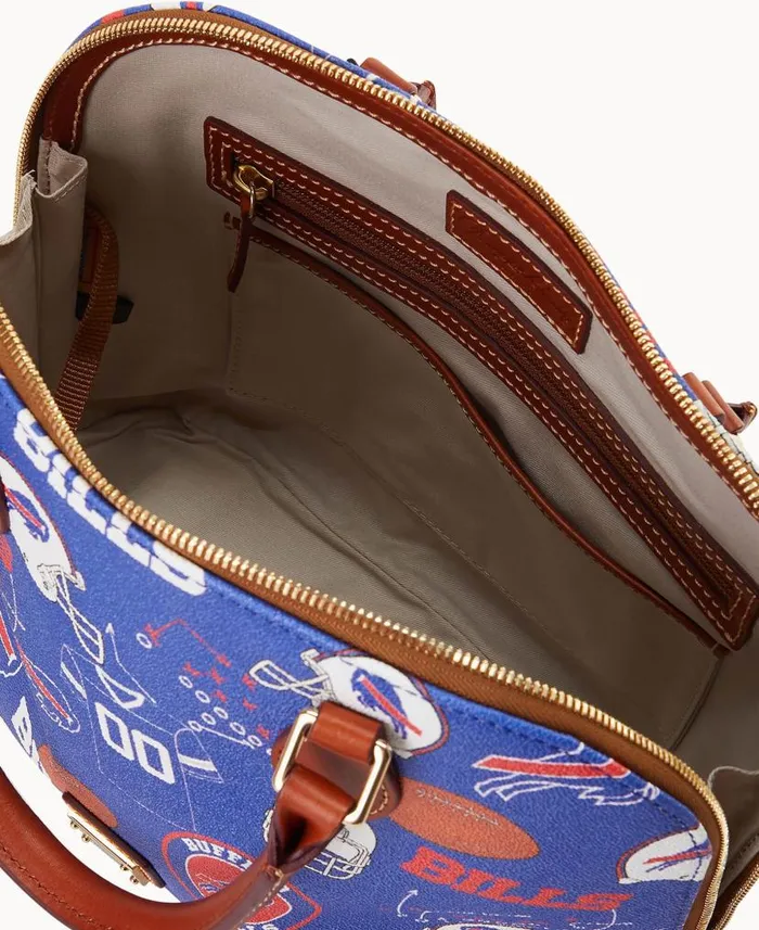 Dooney and Bourke NFL Bills Zip Zip Satchel Bills WomenMen Satchels