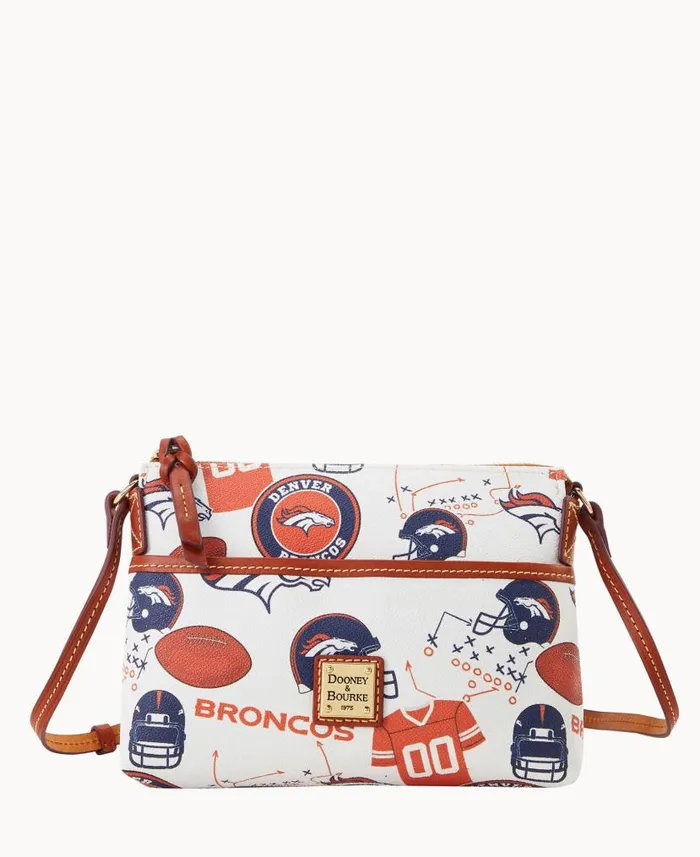Dooney and Bourke NFL Broncos Ginger Crossbody Broncos WomenMen Crossbodies