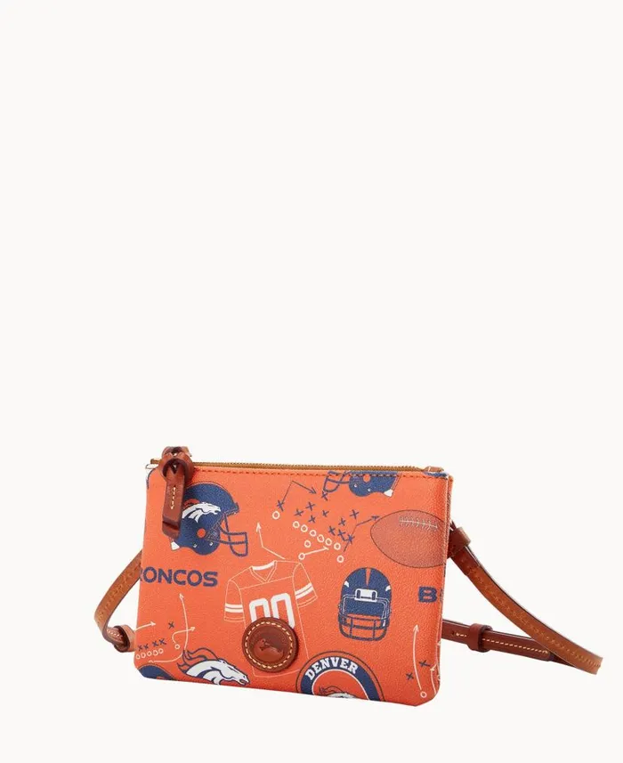 Dooney and Bourke NFL Broncos Top Zip Crossbody Broncos WomenMen Crossbodies Dooney and Bourke NFL Broncos Top Zip Crossbody Broncos WomenMen Crossbodies