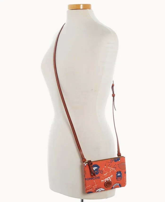 Dooney and Bourke NFL Broncos Top Zip Crossbody Broncos WomenMen Crossbodies Dooney and Bourke NFL Broncos Top Zip Crossbody Broncos WomenMen Crossbodies