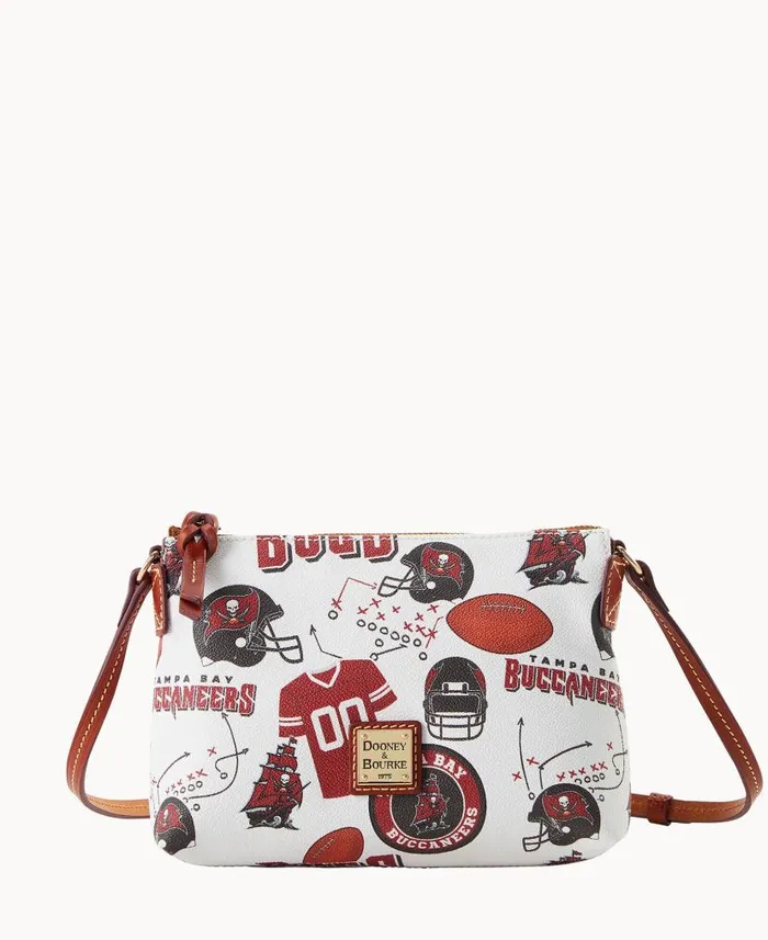 Dooney and Bourke NFL Buccaneers Crossbody Pouchette Buccaneers WomenMen Crossbodies Dooney and Bourke NFL Buccaneers Crossbody Pouchette Buccaneers WomenMen Crossbodies