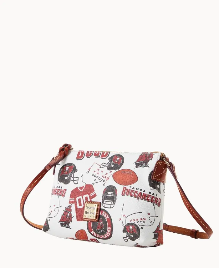 Dooney and Bourke NFL Buccaneers Crossbody Pouchette Buccaneers WomenMen Crossbodies Dooney and Bourke NFL Buccaneers Crossbody Pouchette Buccaneers WomenMen Crossbodies