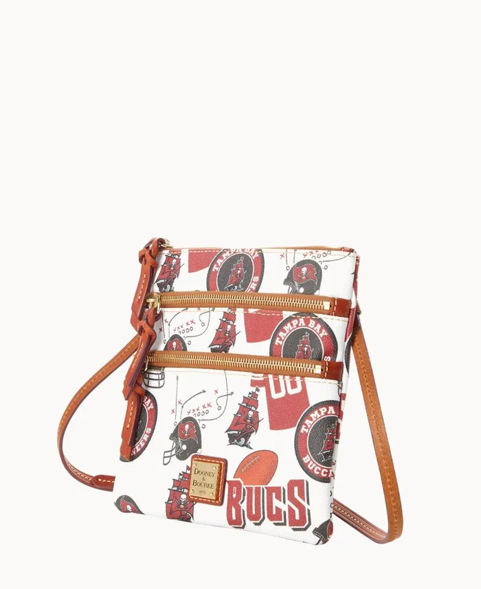 Dooney and Bourke NFL Buccaneers N S Triple Zip Crossbody Buccaneers WomenMen Crossbodies Dooney and Bourke NFL Buccaneers N S Triple Zip Crossbody Buccaneers WomenMen Crossbodies