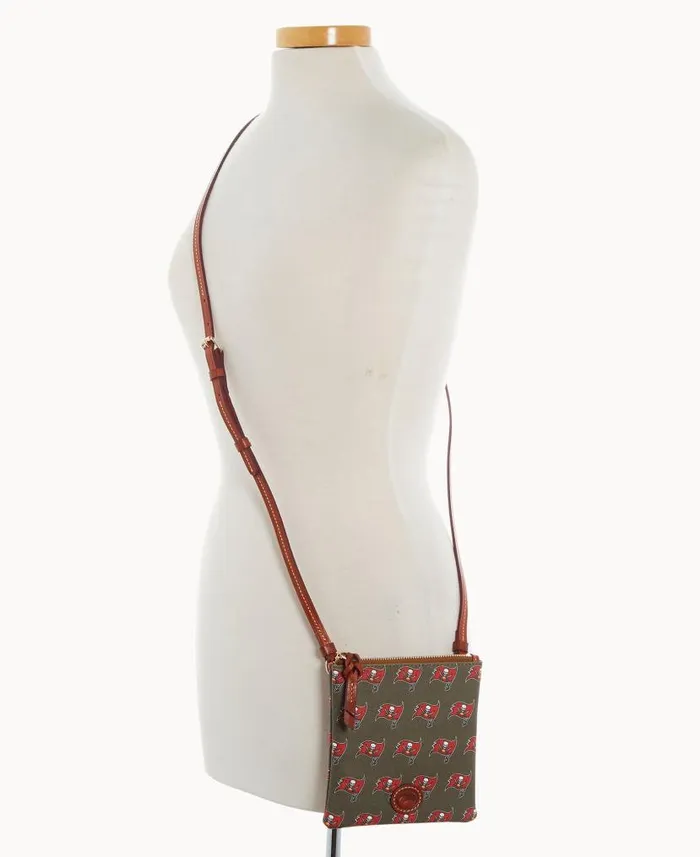 Dooney and Bourke NFL Buccaneers Small North South Top Zip Crossbody Buccaneers WomenMen Crossbodies Dooney and Bourke NFL Buccaneers Small North South Top Zip Crossbody Buccaneers WomenMen Crossbodies