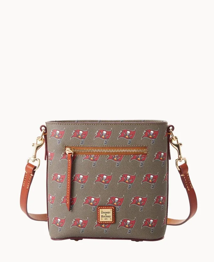 Dooney and Bourke NFL Buccaneers Small Zip Crossbody Buccaneers WomenMen Crossbodies Dooney and Bourke NFL Buccaneers Small Zip Crossbody Buccaneers WomenMen Crossbodies