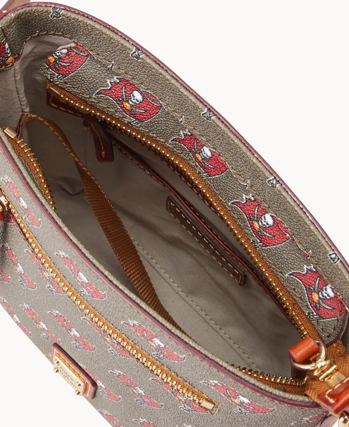 Dooney and Bourke NFL Buccaneers Small Zip Crossbody Buccaneers WomenMen Crossbodies Dooney and Bourke NFL Buccaneers Small Zip Crossbody Buccaneers WomenMen Crossbodies