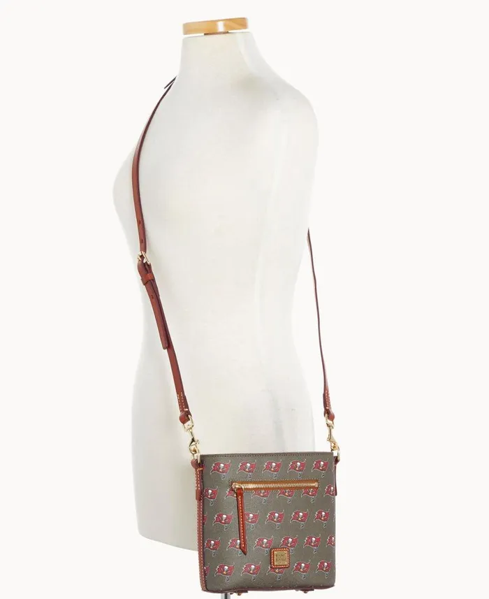 Dooney and Bourke NFL Buccaneers Small Zip Crossbody Buccaneers WomenMen Crossbodies Dooney and Bourke NFL Buccaneers Small Zip Crossbody Buccaneers WomenMen Crossbodies