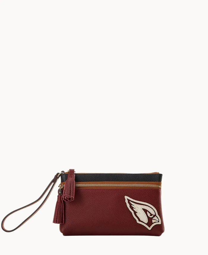Dooney and Bourke NFL Cardinals Double Zip Wristlet Cardinals WomenMen Wallets Dooney and Bourke NFL Cardinals Double Zip Wristlet Cardinals WomenMen Wallets