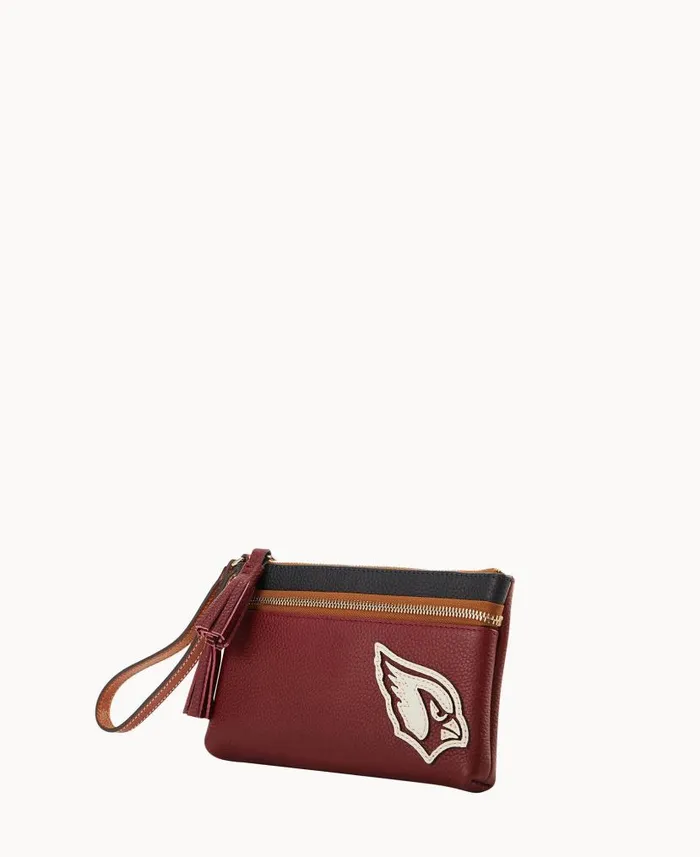 Dooney and Bourke NFL Cardinals Double Zip Wristlet Cardinals WomenMen Wallets Dooney and Bourke NFL Cardinals Double Zip Wristlet Cardinals WomenMen Wallets