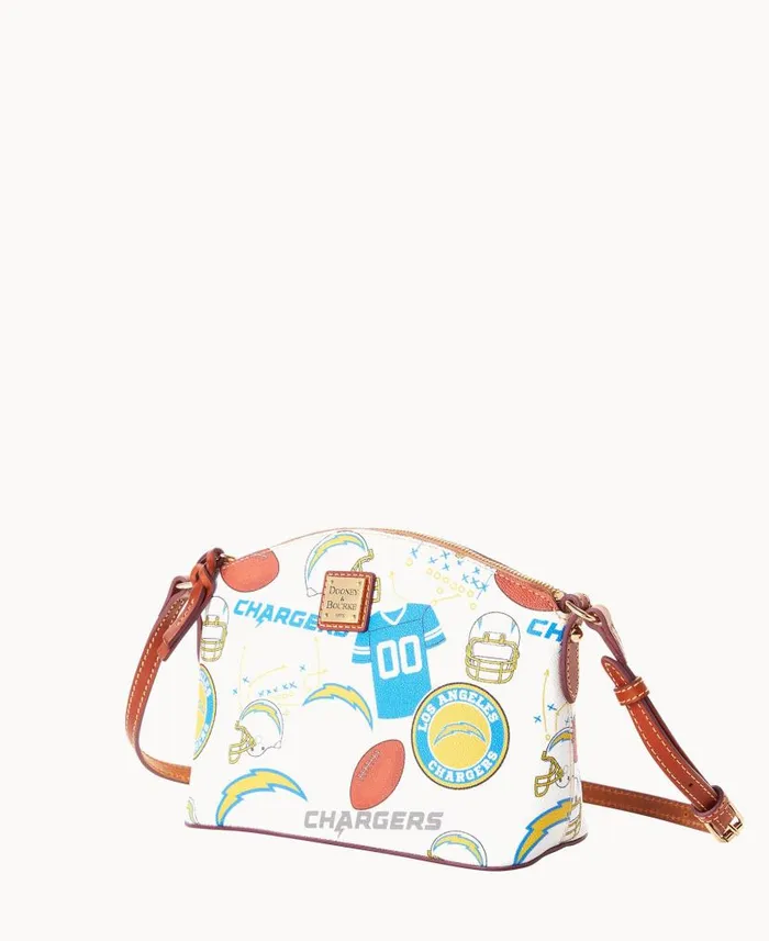 Dooney and Bourke NFL Chargers Suki Crossbody Chargers WomenMen Crossbodies
