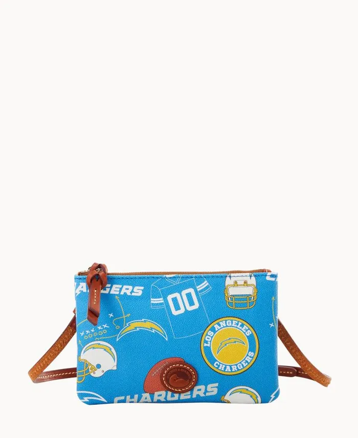 Dooney and Bourke NFL Chargers Top Zip Crossbody Chargers WomenMen Crossbodies Dooney and Bourke NFL Chargers Top Zip Crossbody Chargers WomenMen Crossbodies