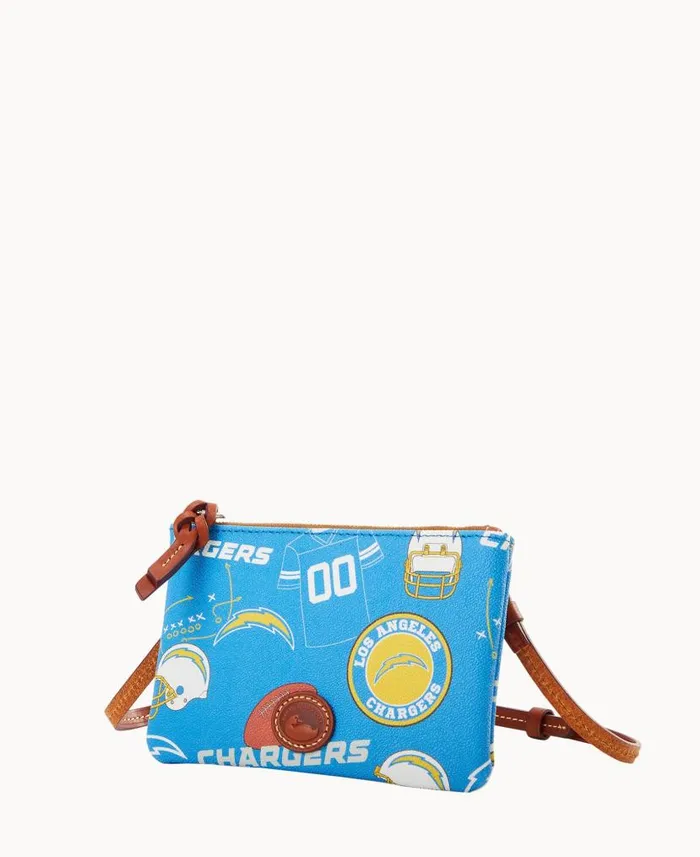 Dooney and Bourke NFL Chargers Top Zip Crossbody Chargers WomenMen Crossbodies Dooney and Bourke NFL Chargers Top Zip Crossbody Chargers WomenMen Crossbodies