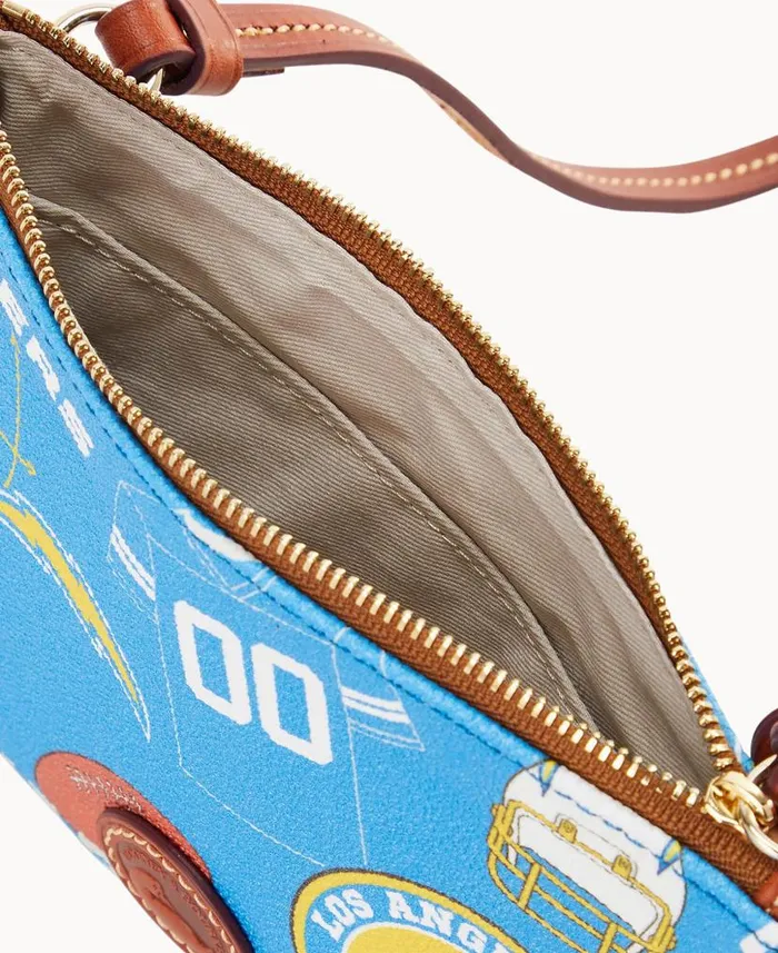 Dooney and Bourke NFL Chargers Top Zip Crossbody Chargers WomenMen Crossbodies Dooney and Bourke NFL Chargers Top Zip Crossbody Chargers WomenMen Crossbodies