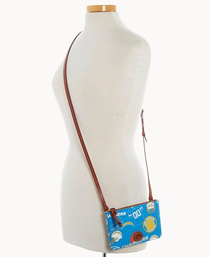 Dooney and Bourke NFL Chargers Top Zip Crossbody Chargers WomenMen Crossbodies Dooney and Bourke NFL Chargers Top Zip Crossbody Chargers WomenMen Crossbodies