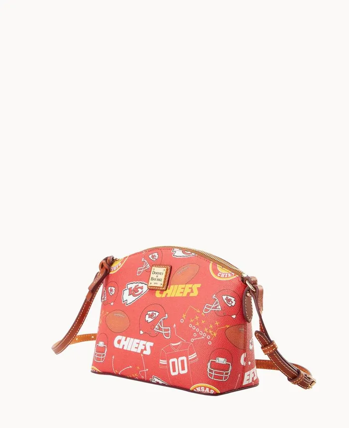 Dooney and Bourke NFL Chiefs Suki Crossbody Chiefs WomenMen Crossbodies