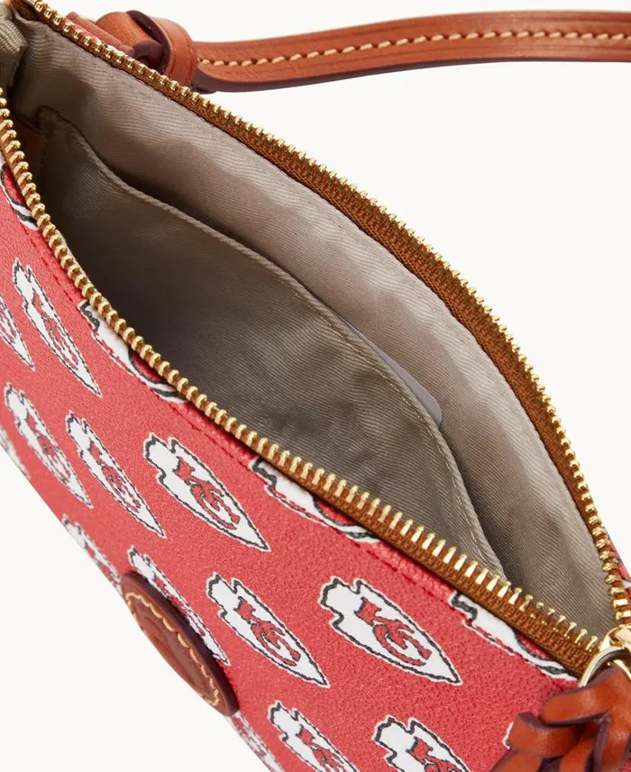 Dooney and Bourke NFL Chiefs Top Zip Crossbody Chiefs WomenMen Crossbodies