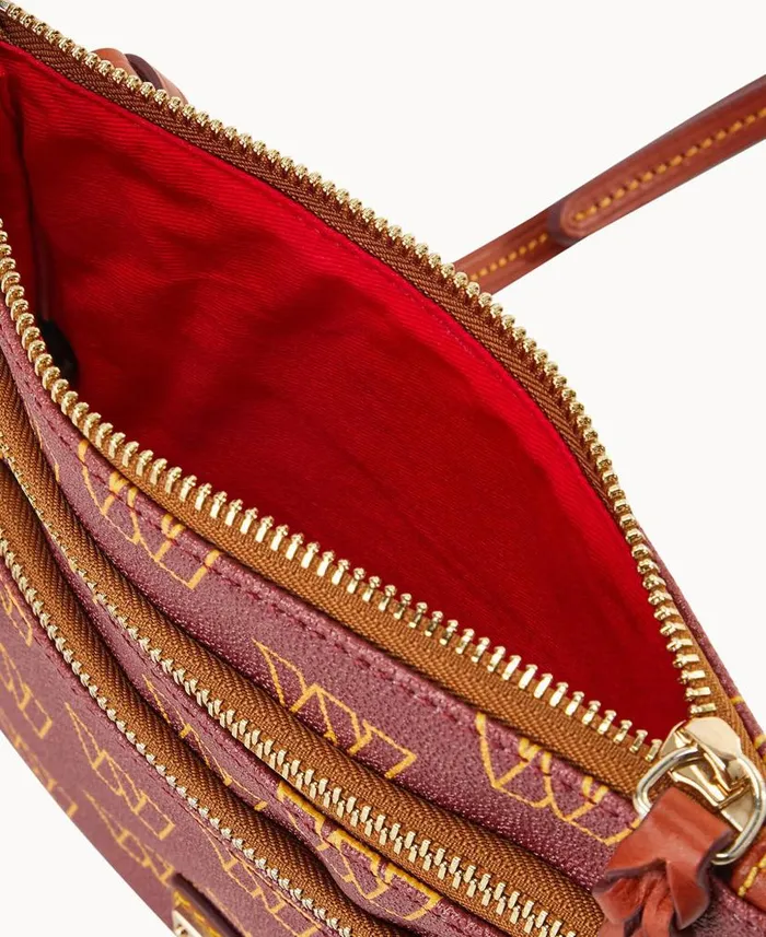 Dooney and Bourke NFL Commanders N S Triple Zip Crossbody Commanders WomenMen Crossbodies Dooney and Bourke NFL Commanders N S Triple Zip Crossbody Commanders WomenMen Crossbodies