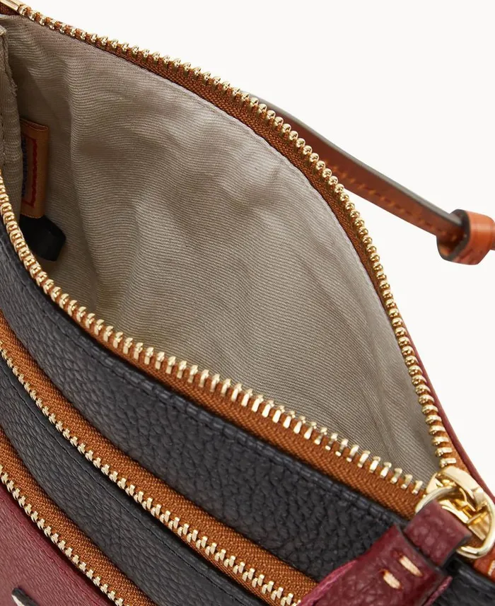 Dooney and Bourke NFL Commanders Triple Zip Crossbody Commanders WomenMen Crossbodies Dooney and Bourke NFL Commanders Triple Zip Crossbody Commanders WomenMen Crossbodies
